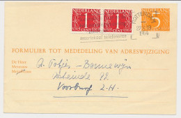 Verhuiskaart G. 28 Rotterdam - Voorburg 1964 - Postal Stationery