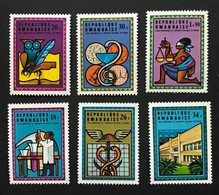 RWANDA 1975 - NEUF**/MNH - Série Complète Mi 734 / 739 - YT 654 / 659 - Sc 675 / 680 - COB 672 / 677 - Unused Stamps