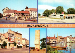 72941668 Ueckermuende Mecklenburg Vorpommern Hafen Karl Marx Platz Sowj Ehrenmal - Sonstige & Ohne Zuordnung