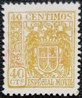 Fiscales  Especial Movil U141 1940 40cts - Revenue Stamps