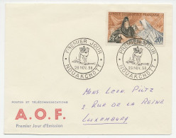 Cover / Postmark Western A Frica 1958 Camel - Autres & Non Classés