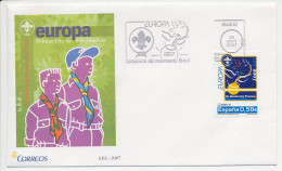 Cover / Postmark Spain 2007 Scouting - Europa - Autres & Non Classés