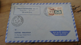 Enveloppe MAROC,, Journée Timbre 1952 ............BOITE1.......... 417 - Briefe U. Dokumente