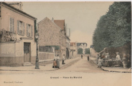 95 - ERMONT - Place Du Marché (carte Brillante) - Ermont-Eaubonne