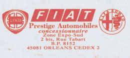 Meter Cover France 2002 Car - Lancia - Fiat - Alfa Romeo - Automobili