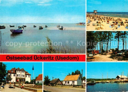 72941594 Ueckeritz Usedom Achterwasser Strand Camping Hauptstrasse Bootshafen Ue - Sonstige & Ohne Zuordnung