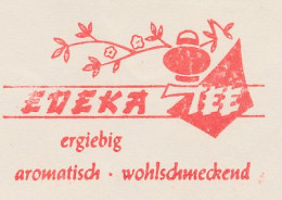 Meter Cover Germany 1959 Tea - Edeka - Sonstige & Ohne Zuordnung
