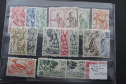 TOGO N°236 à 253 NEUF** TB COTE 37 EUROS  VOIR SCANS - Unused Stamps