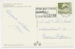 Card / Postmark Switzerland 1954 Music Festival Luzern - Musica