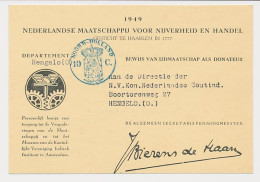 Fiscaal / Revenue - 10 C. Noord Holland - 1949 - Fiscali