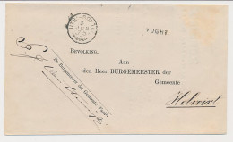 Vught - Trein Takjestempel Utrecht - Boxtel 1875 - Briefe U. Dokumente