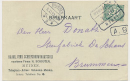 Firma Briefkaart Muiden 1912 - Scheepsbouw Maatschappij - Non Classificati