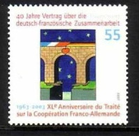 DEUTSCHLAND MI-NR. 2311 POSTFRISCH(MINT) MITLÄUFER 2003 DEUTSCH- FRANZÖSISCHE ZUSAMMENARBEIT - Europäischer Gedanke