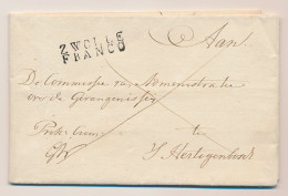 ZWOLLE FRANCO - S Hertogenbosch 1827 - Opnemen Van Gevangenen - ...-1852 Vorläufer