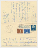 Briefkaart G. 331 / Bijfrankering Assen - Exloo 1967 V.v. - Ganzsachen