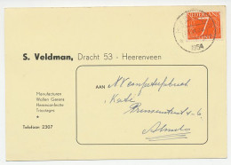 Firma Briefkaart Heerenveen 1954 - Manufacturen / Kleding - Zonder Classificatie