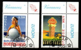 MONACO   -  2004 .  Y&T N° 2437 / 2438 Oblitérés.   EUROPA - Used Stamps