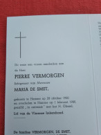 Doodsprentje Pierre Vermorgen / Hamme 28/10/1920 - 1/2/1989 ( Maria De Smet ) - Godsdienst & Esoterisme