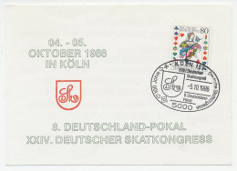 Postcard / Postmark Germany 1986 Skat Congress - Cardgame - Sin Clasificación