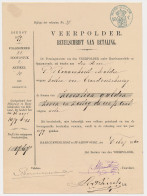 Fiscaal Stempel - Bevelschrift Veerpolder 1880 + Nota Molens - Steuermarken