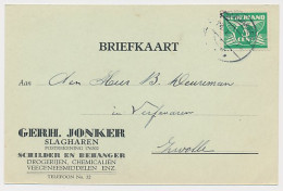 Firma Briefkaart Slagharen1942 - Schilder - Behanger - Non Classificati