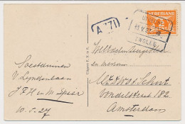 Treinblokstempel : Utrecht - Zwolle VIII 1927 - Unclassified