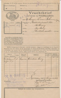 Vrachtbrief H.IJ.S.M. Rotterdam - Den Haag 1917 - Non Classificati