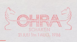 Meter Cut Netherlands 1986 ( PB 7820 ) OHRA Chess Tournament - Zonder Classificatie