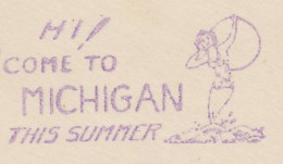 Meter Top Cut USA 1939 Swimming - Beach - Michigan - Autres & Non Classés