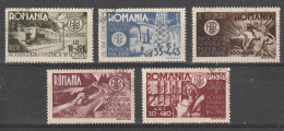 1945 -  Association Générale Des Ingénieurs Mi No 903/907 - Usati