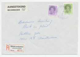 Em. Beatrix Aangetekend Leeuwarden Rijdend Postkantoor 1993 - Zonder Classificatie