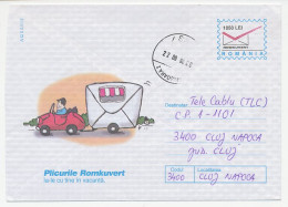 Postal Stationery Romania 1998 Caravan - Envelopes - Altri & Non Classificati