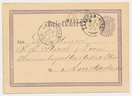 Westzaan - Trein Takjestempel Zaandam - Uitgeest 1875 - Storia Postale