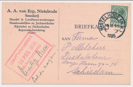 Firma Briefkaart Nistelrode 1935 - Smederij - Zonder Classificatie