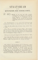 Staatsblad 1905 : Spoorlijn Amsterdam - Rotterdam - Documents Historiques