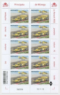 MONACO 2019 LEGENDARY RACE CARS RENAULT TURBO RS01 SHEET - FOGLIETTO AUTO CORSA - Unused Stamps