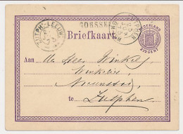 Gorssel - Trein Takjestempel Zutphen - Leeuwarden 1873 - Covers & Documents