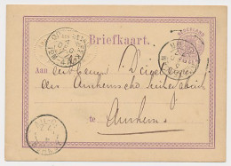 Briefkaart G. 12 Firma Blinddruk Rotterdam 1877 - Ganzsachen