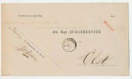 Naamstempel Heerde 1870 - Storia Postale