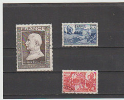 1944 N°606 à 608 Anniversaire Oblitérés (lot 31) - Usados