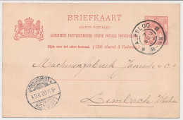 Briefkaart G. 57 B Almeloo - Duitsland 1902 - Postwaardestukken