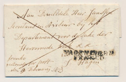 WAGENINGEN FRANCO - S Gravenhage 1823 - ...-1852 Prephilately