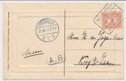 Treinblokstempel : Harlingen - Nieuwe Schans D 1913 ( Midwolde ) - Unclassified