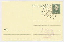 Treinblokstempel : Groningen - Utrecht L 1970 - Non Classés