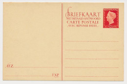 Briefkaart G. 296 B - Postwaardestukken