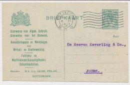 Briefkaart G. 90 A I Particulier Bedrukt Rotterdam 1917 - Interi Postali