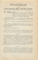 Staatsblad 1924 : Spoorlijn Berlingen - Meijel - Documents Historiques