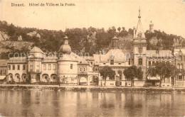 72940592 Dinant Wallonie Hotel De Ville Et La Poste Aux Bords De La Meuse Dinant - Dinant