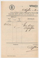 Vrachtbrief Staats Spoorwegen Assen - Den Haag 1912 - Unclassified