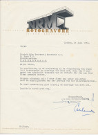 Brief Leiden 1956 - Nederlandse Rotogravure Maatschappij - Nederland